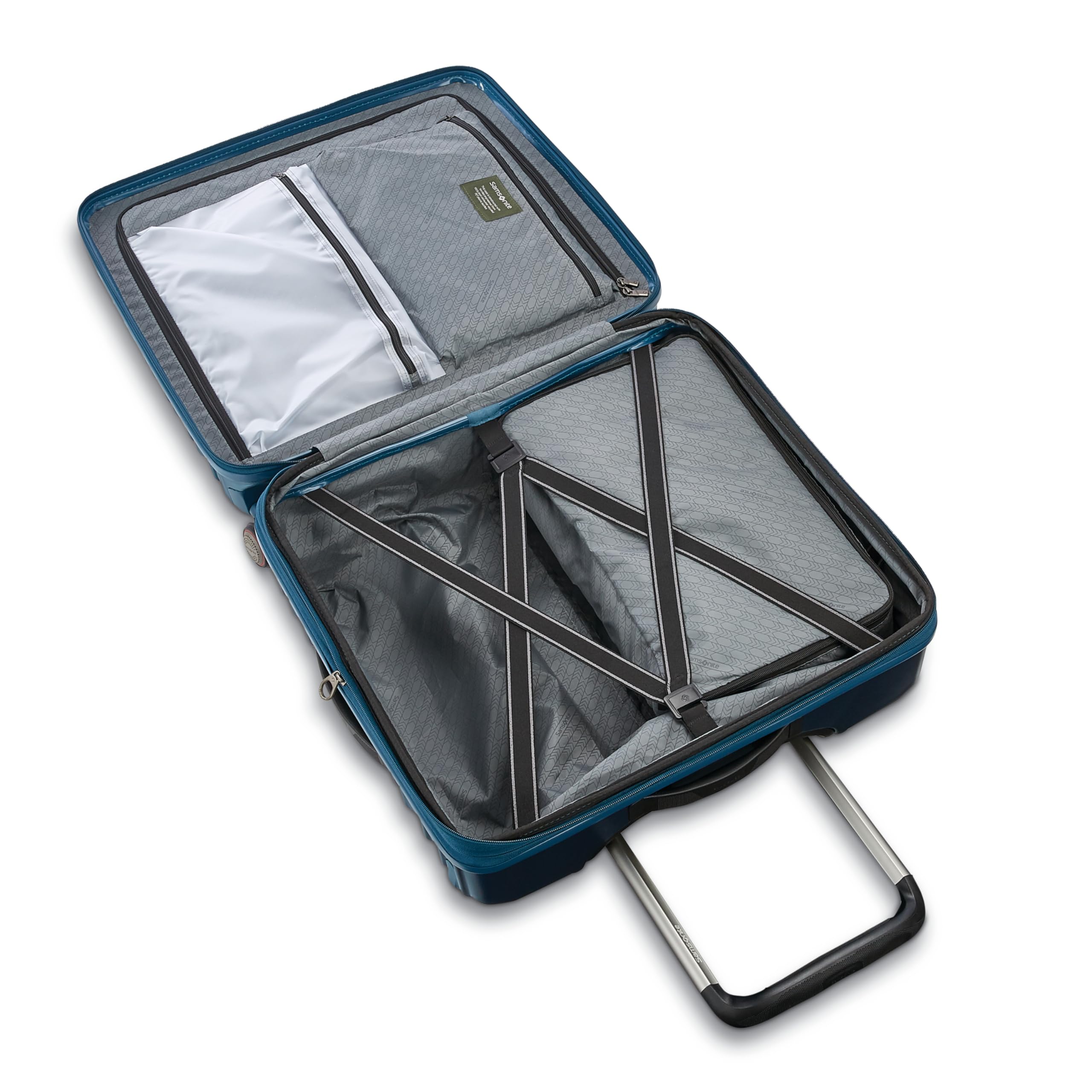 Foto 6 pulgar | Equipaje Samsonite Stryde 2, Lado Duro, Expandible, Color Verde Azulado Medio - Venta Internacional.