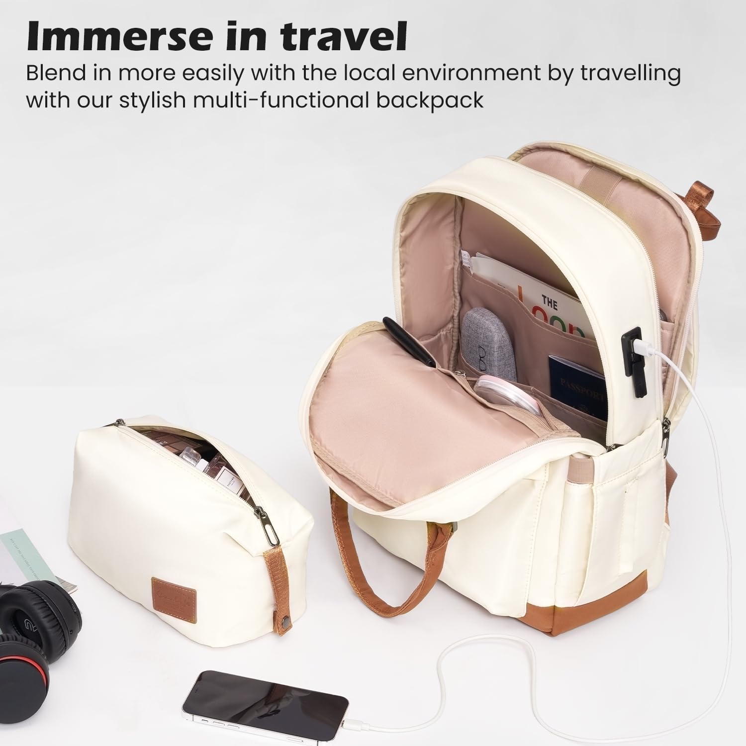 Foto 5 | Set De Equipaje Coolife De 3 Piezas Con Tapa Dura Y Cierre Tsa Spinner Wh - Venta Internacional.