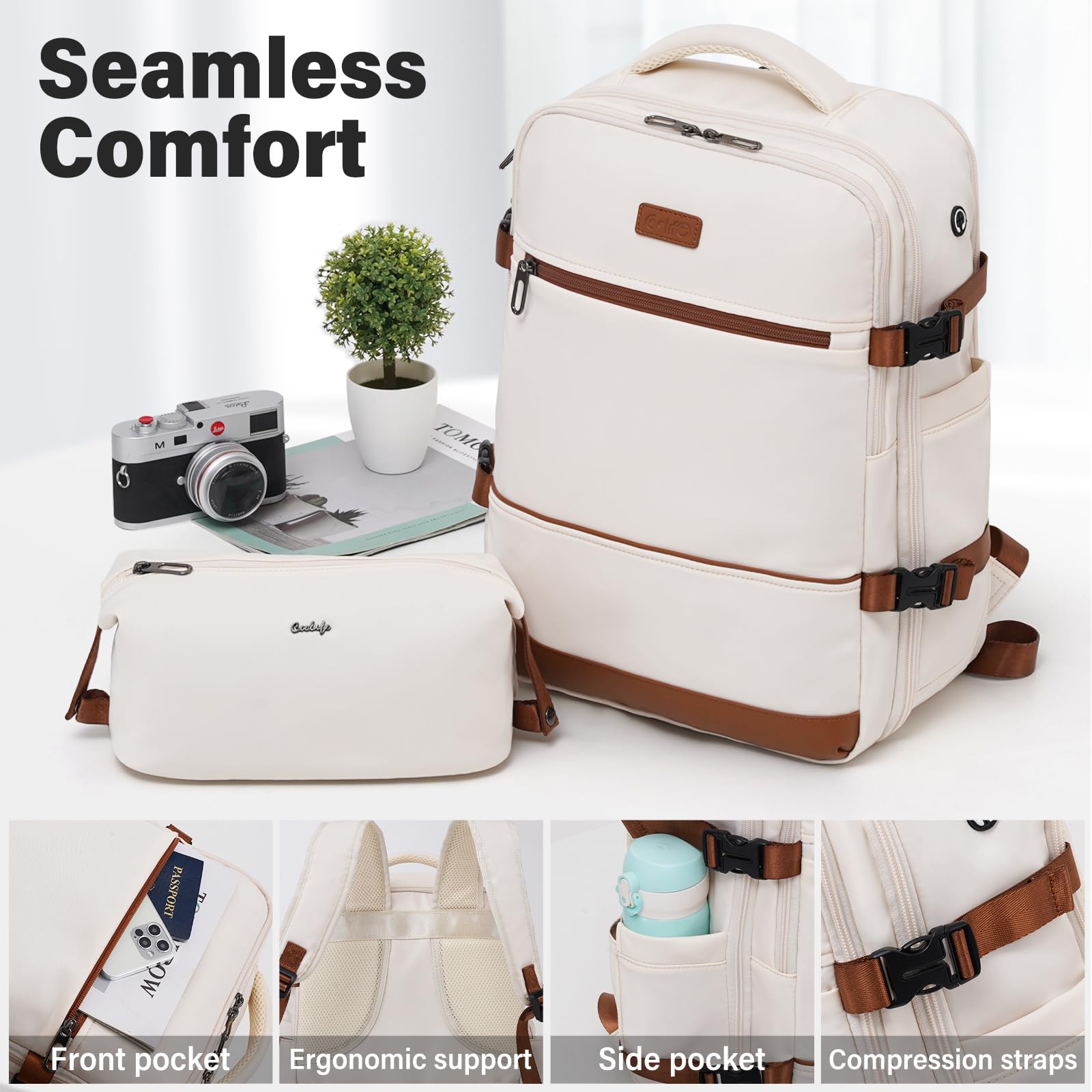 Foto 7 pulgar | Set De Equipaje Coolife Pc Hardshell Con Ruedas Tsa Lock Spinner - Venta Internacional.