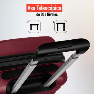 Foto 6 | Magma Life Maleta De Viaje De 10 Kg Star Carry On, Cierre Expandible Mayor Capacidad, Candado Tsa, Pp Alta Tecnol