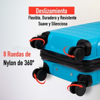Foto 8 | Magma Life Maleta De Viaje De 10 Kg Star Carry On, Cierre Expandible Mayor Capacidad, Candado Tsa, Pp Alta Tecnol
