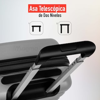 Foto 6 | Magma Life Maleta De Viaje De 10 Kg Star Carry On, Cierre Expandible Mayor Capacidad, Candado Tsa, Pp Alta Tecnol