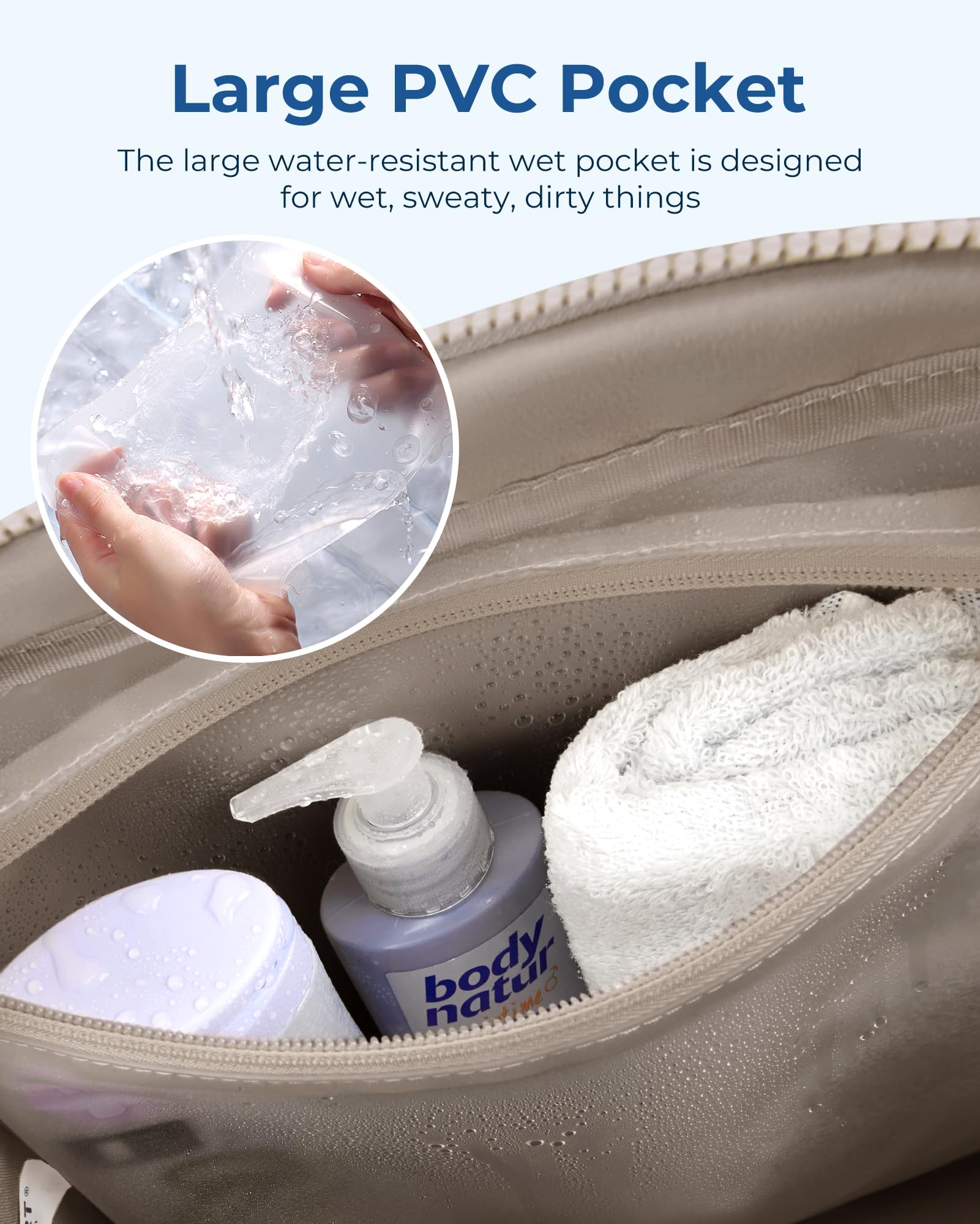 Foto 8 pulgar | Bolsa De Gimnasio Bagsmart Para Mujer, Bolsa De Viaje, Fin De Semana, Camel - Venta Internacional.