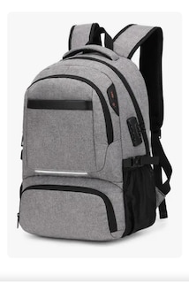 Foto 1 | Mochila Color Gris Diseño De La Tela Liso 35l