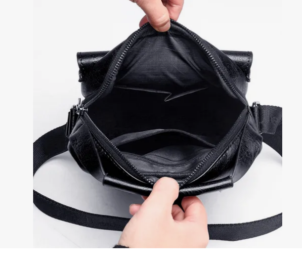 Foto 4 | Bolso Hombre Mujer Maletin Bandoleras Y Billetera Kit 5pzs