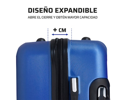 Foto 4 | Maleta Carry On Hercules Blue Bird Azul Cobalto 19''