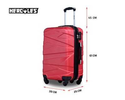 Foto 8 | Maleta Carry On Hercules Borgoña 21''