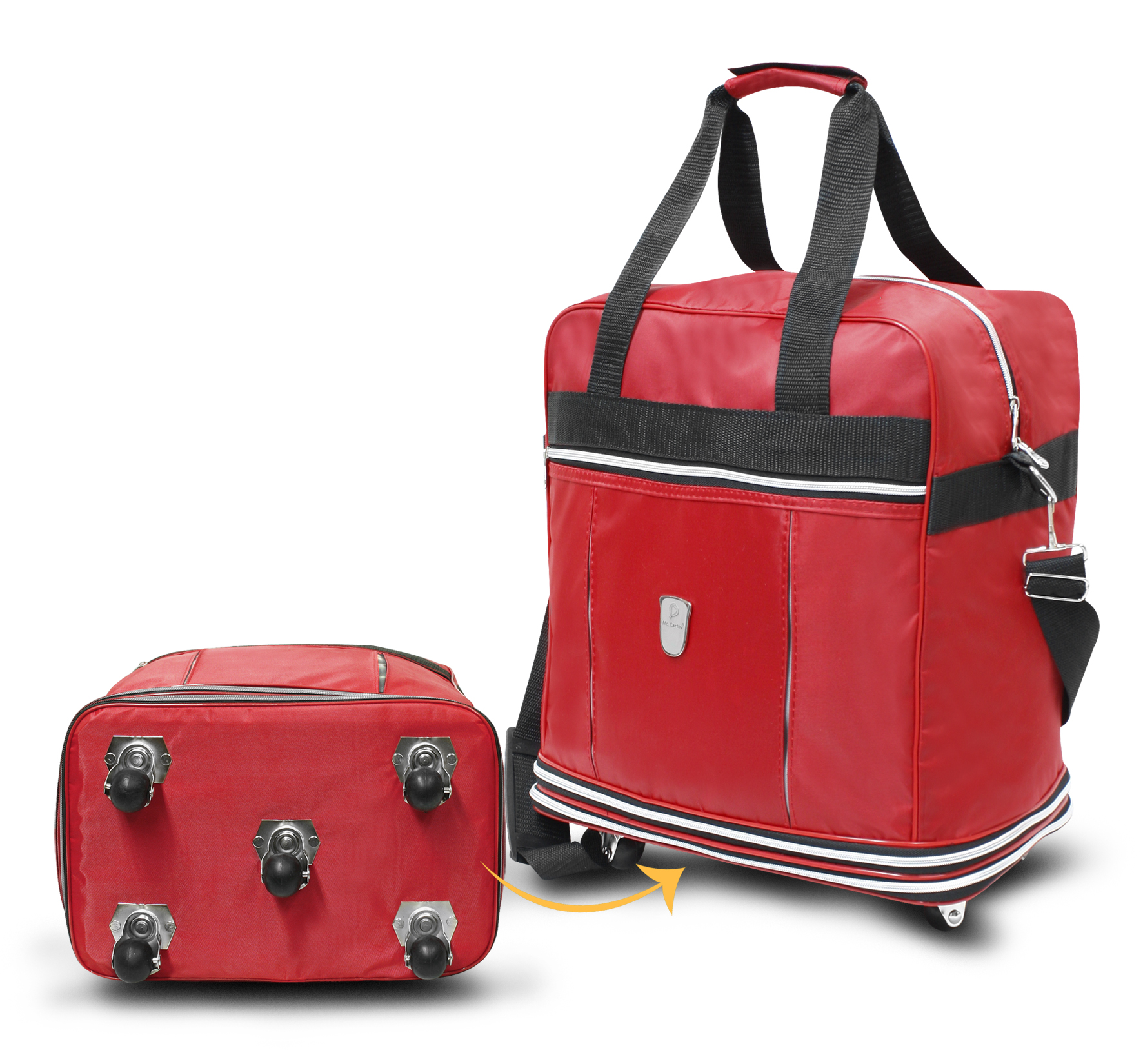 Foto 1 | Maletin Rodante Expandible Mccarthy Expandible-24 Rojo