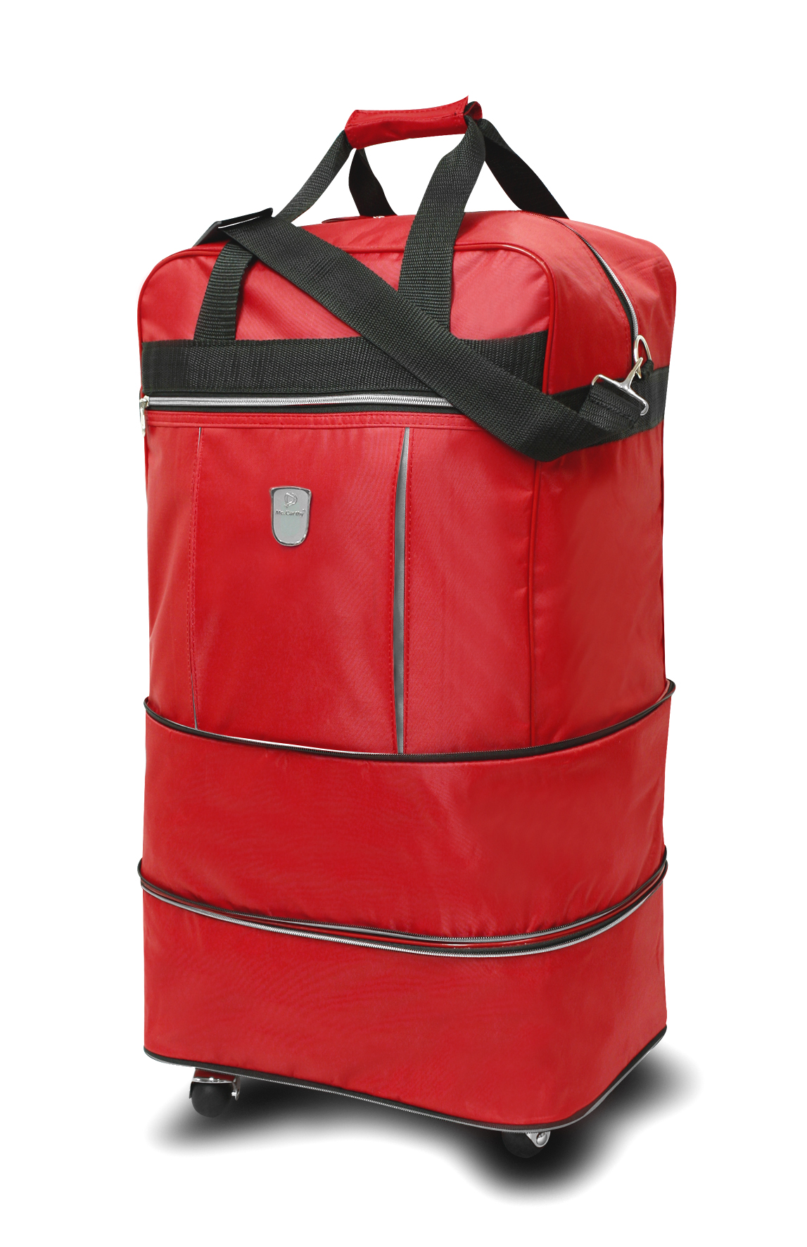 Foto 3 | Maletin Rodante Expandible Mccarthy Expandible-24 Rojo