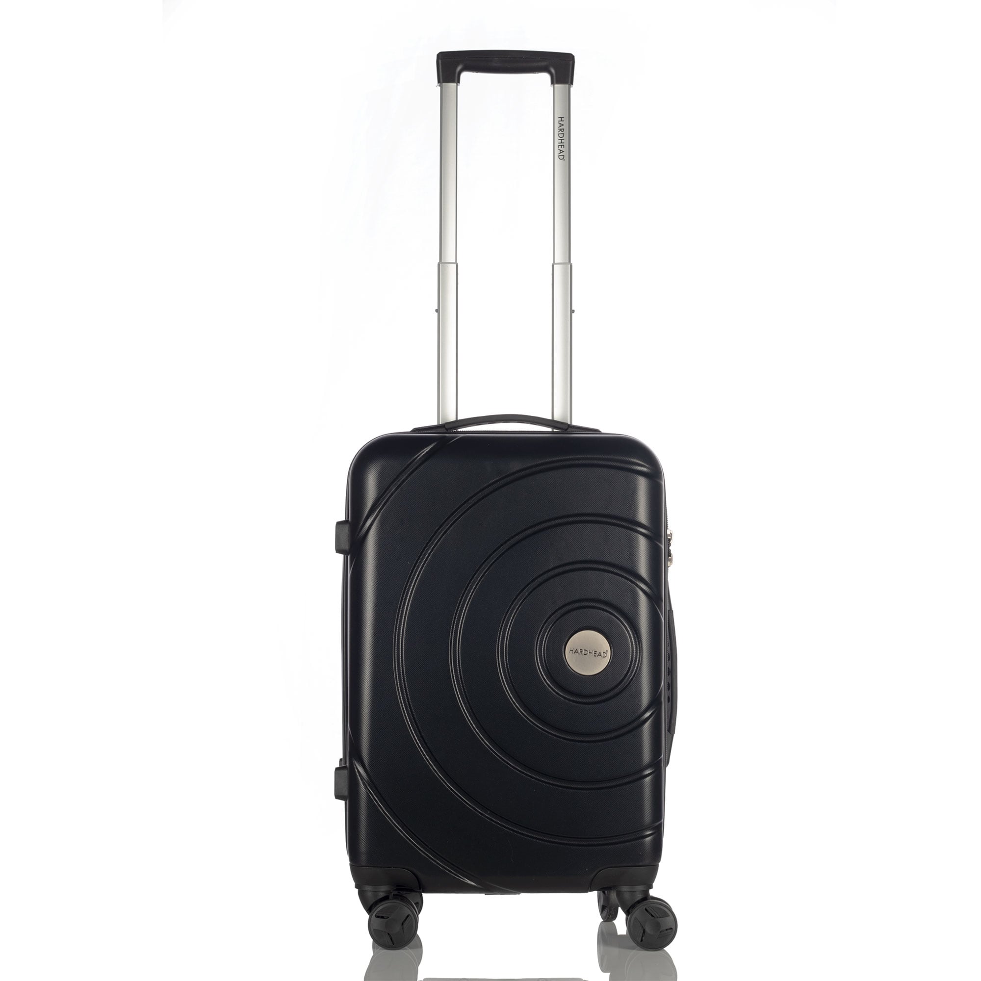 Maleta De Viaje Rígida 20'' Eco Ruedas 360° Con Candado Negra Hardhead $1,399