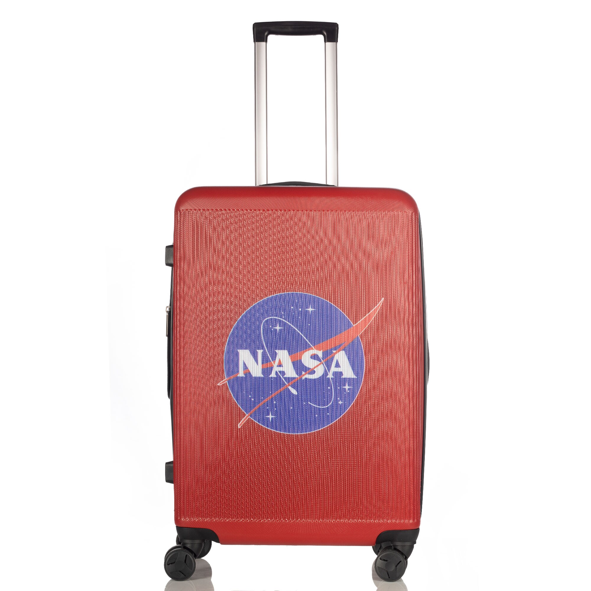 Maleta de Viaje NASA JFK-0911 color Rojo Rígida Original Nueva 25 ' Equipaje con 3 Compartimientos y Cierre Expandible $1,799