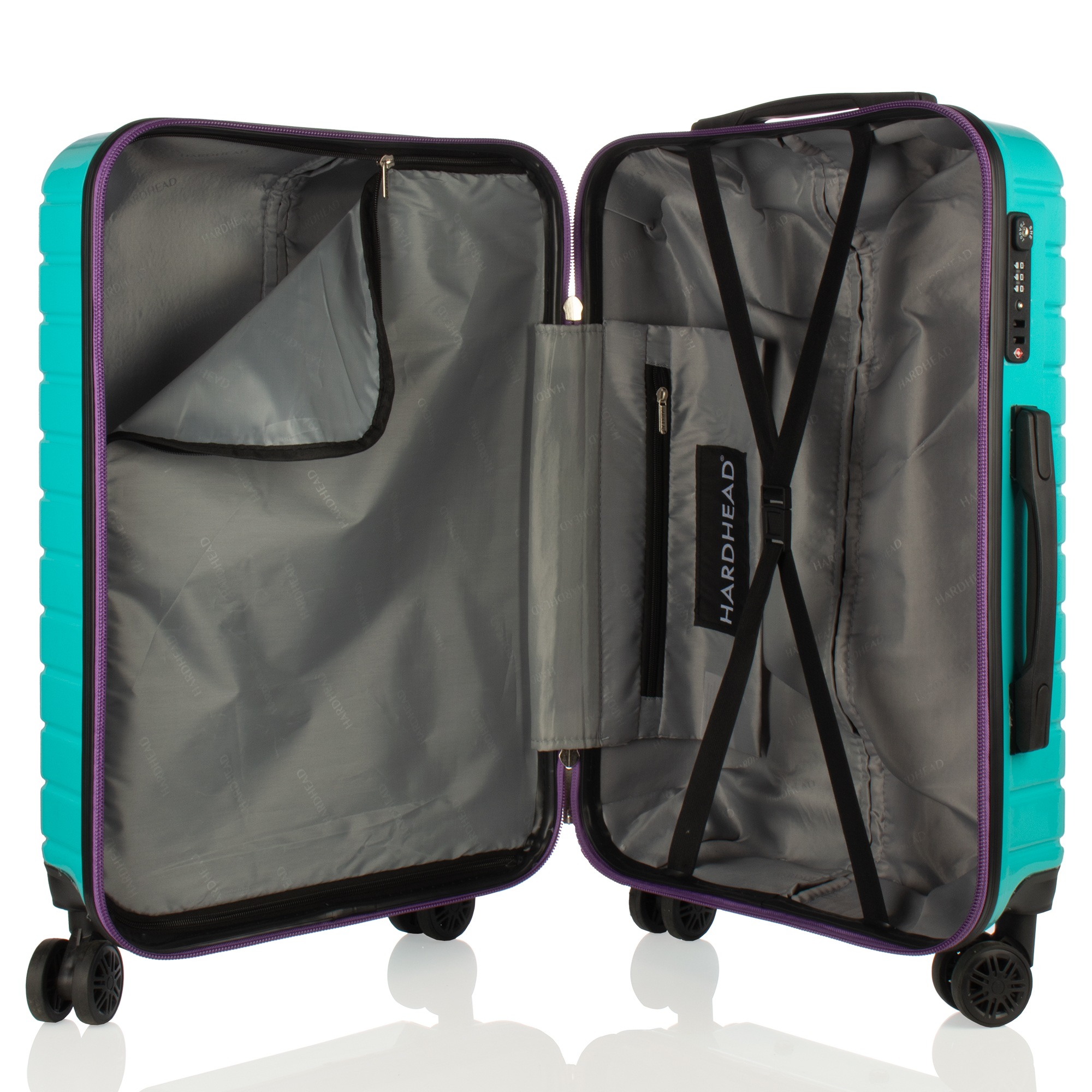 Foto 6 pulgar | Maleta de Viaje Rígida Hardhead Blaze 1131 color Aqua 20 " Original Nueva