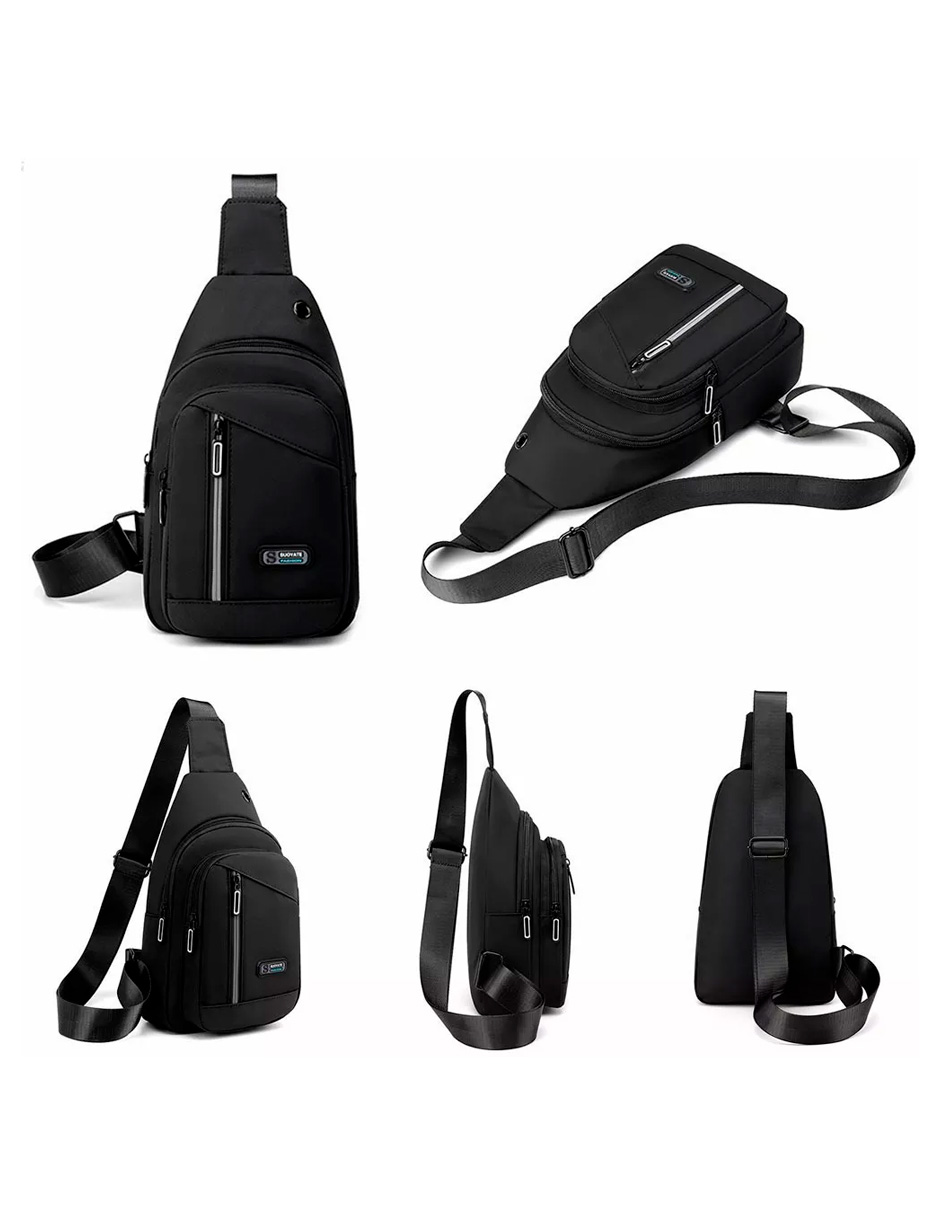 Foto 7 | Mochila Petukita Box Multifunción Cruzada Hombro / Pechera