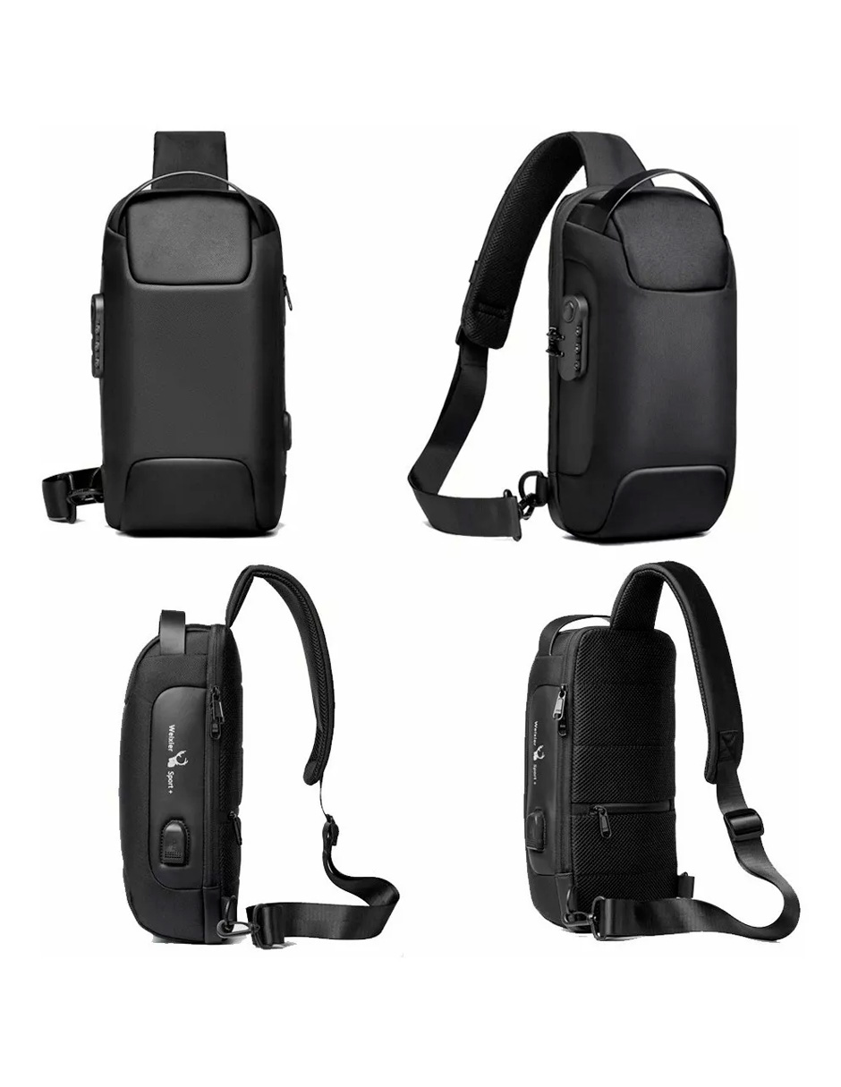 Foto 4 pulgar | Mochila Petukita Box Hts Pechera Con Puerto Para Usb Para Motocicleta