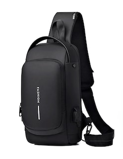 Foto 1 | Mochila Petukita Box Crossbody Multifuncional Pechera Con Usb