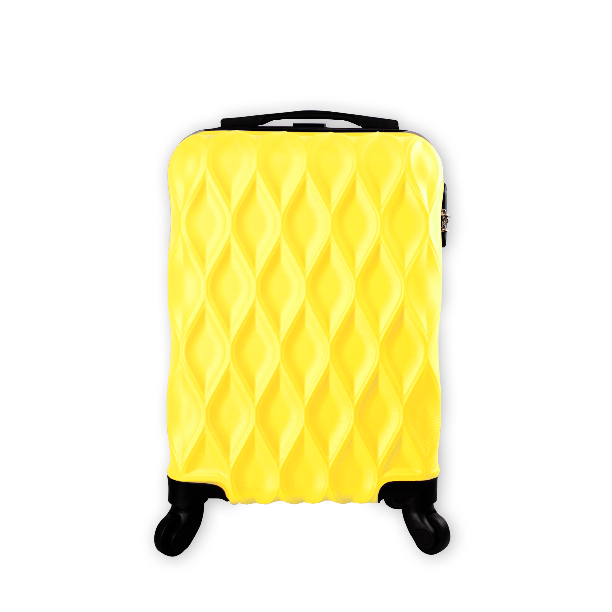 Maleta Vertical  17 Pulgadas Etco Travel con Ruedas 360 color Amarillo