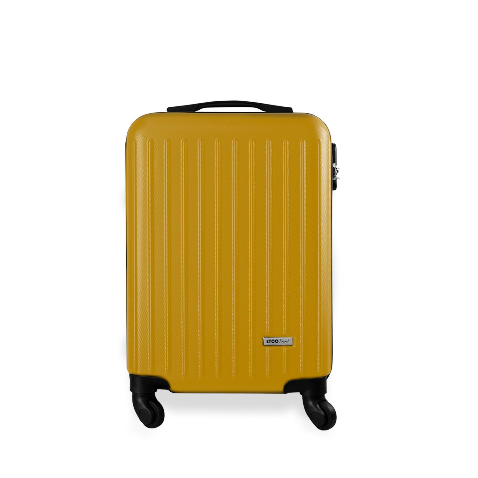 Foto 2 pulgar | Maleta Vertical Etco Travel ETBAG454-MZ-19 color Amarillo 19 Pulg para Cabina con Ruedas 360