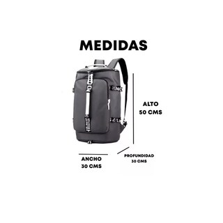 Foto 3 | Mochila de Viaje Eo Safe Imports Esi8064 Gris