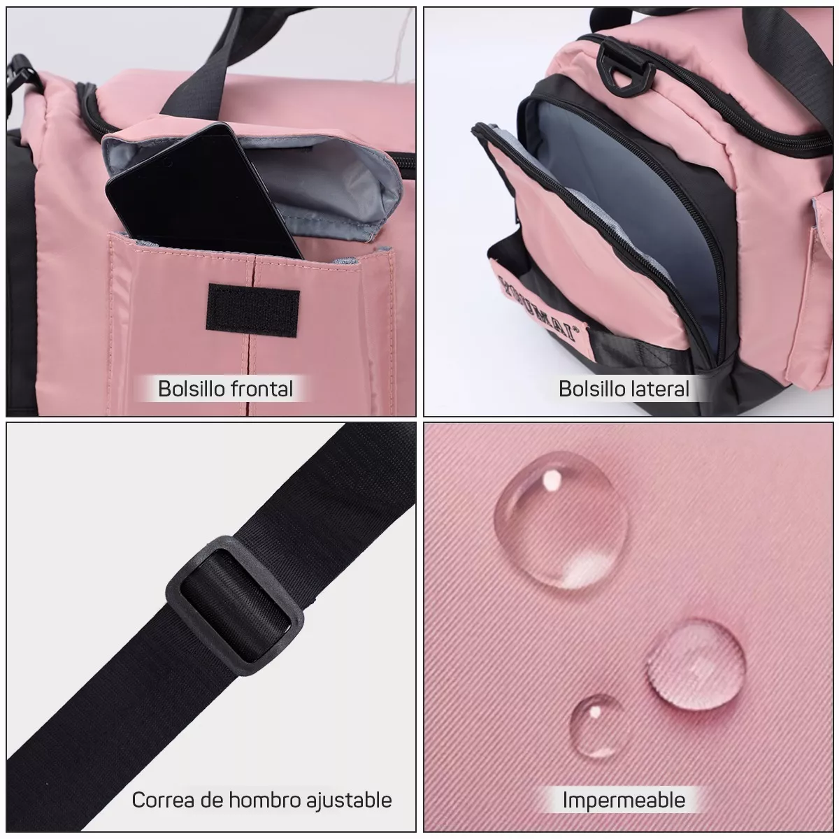 Foto 4 pulgar | Maleta Deportiva Eo Safe Imports ESI-8391 Rosa