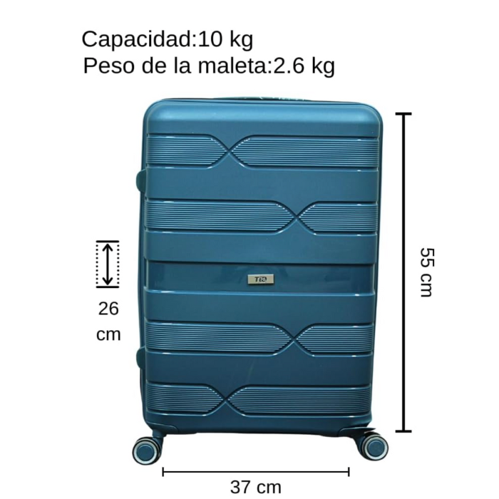 Foto 2 | Maletas de Viaje  T-travel Infinity Vertical Azul