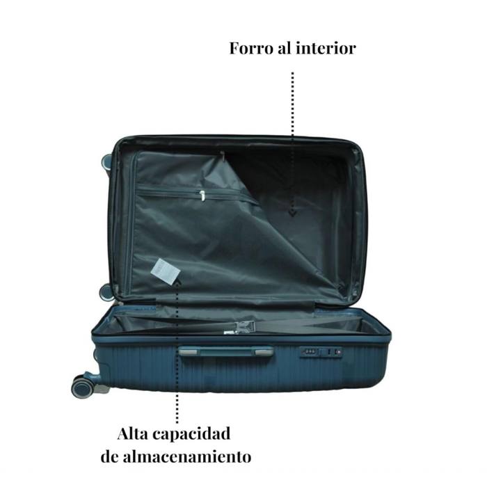 Foto 5 | Maletas de Viaje  T-travel Infinity Vertical Azul