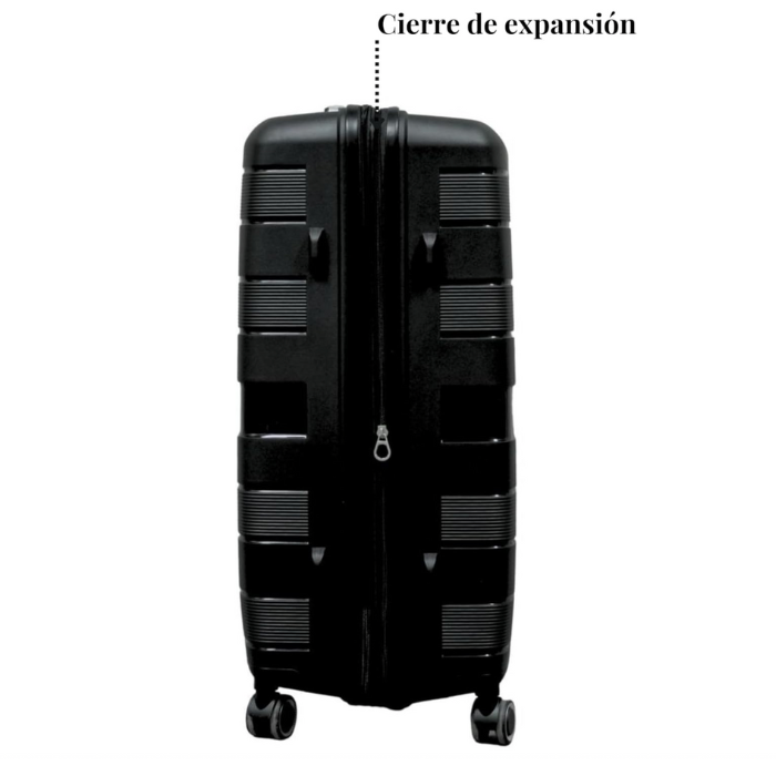 Foto 4 | Maletas de Viaje T-travel Infinity Negra Mediana