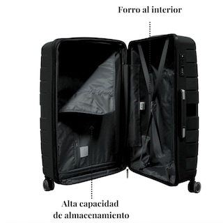 Foto 5 | Maletas de Viaje T-travel Infinity Negra Mediana