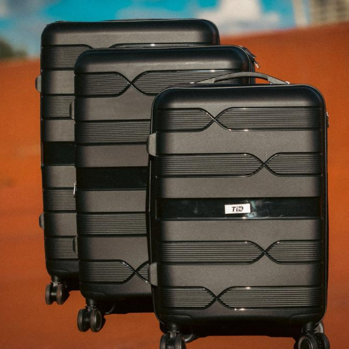 Foto 6 | Maletas de Viaje T-travel Infinity Negra Mediana