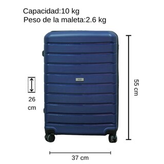 Foto 2 | Maletas de Viaje T-Travel Classic Azul de Polipropileno
