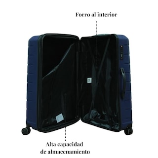 Foto 5 | Maletas de Viaje T-Travel Classic Azul de Polipropileno