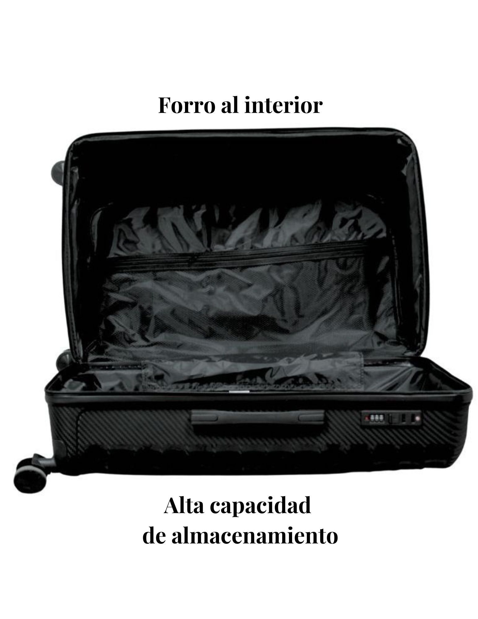 Foto 7 pulgar | Maletas de Viaje T-Travel Tech de Polipropileno Negro