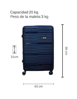 Foto 2 | Maletas de Viaje T-travel Wandelust Azul