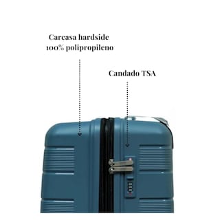 Foto 3 | Maleta de Viaje T-travel Infinity Azul