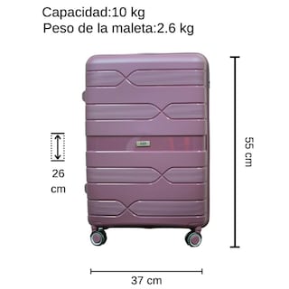 Foto 2 | Maletas de Viaje T-travel Infinity Polipropileno Magenta