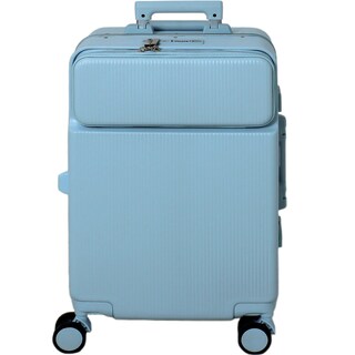 Foto 1 | Maleta Rack & Pack Cabina Porta Vasos 4 Ruedas Equipaje Doble Seguridad Azul
