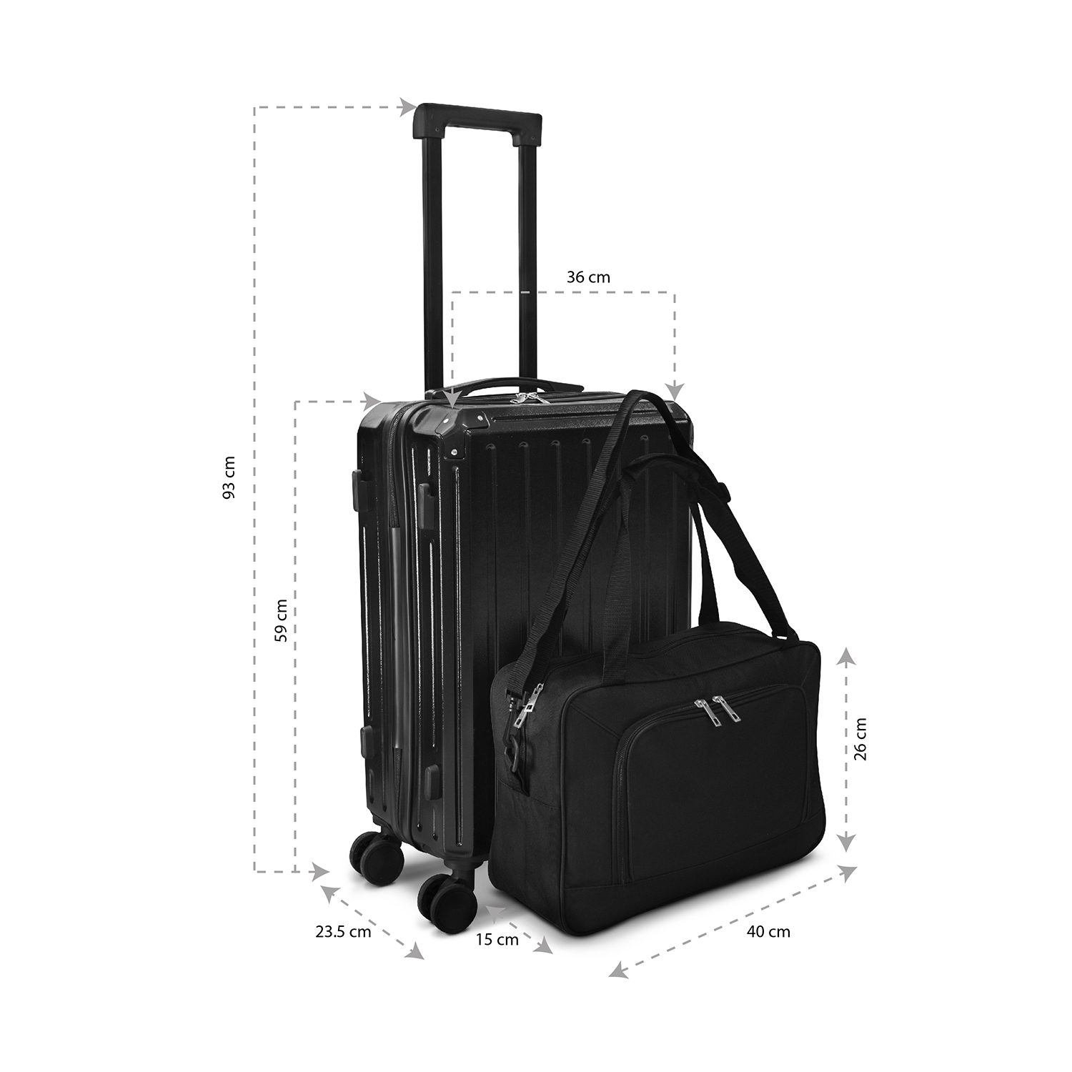 Foto 5 pulgar | Maleta Carry On Con Carga Usb y Equipaje de Mano Andromeda Inc