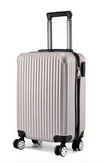 Foto 3 | Maleta de Viaje 10 kg 20 " Rígida 360° con Candado de Seguridad Gris