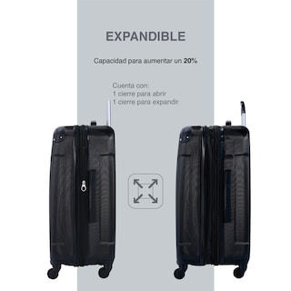Foto 4 | Maleta Abs Negra Fly and Trip Tokio 20''
