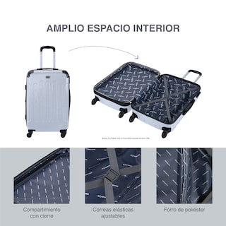 Foto 5 | Maleta Fly & Trip ABS 20in Tokio Plateada