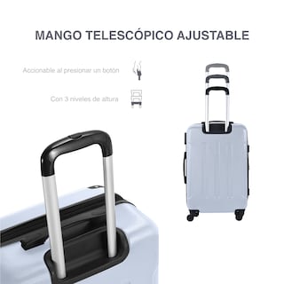 Foto 7 | Maleta Fly & Trip ABS 20in Tokio Plateada