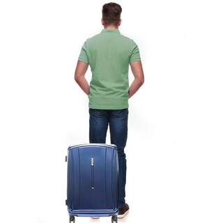 Foto 5 | Maleta Skypeak De Viaje Rígida 20'', Color Azul Marino Azul Marino