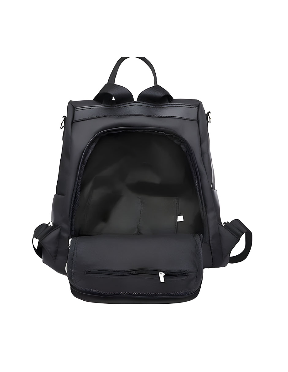 Foto 3 | Mochila De Cuero Bolso De Mujer Impermeable Bolsa De Mano Mochilas Antirrobo Dama Kawaii