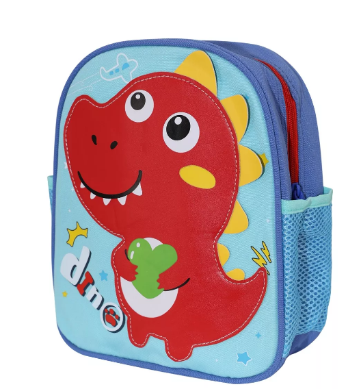 Mochila Escolar Infantil Estudiante Impermeable Para Niños Estilo Espacial De Dinosaurio