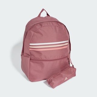 Foto 2 | Mochila Classic 3 Franjas Horizontal Adidas Rojo Unisex