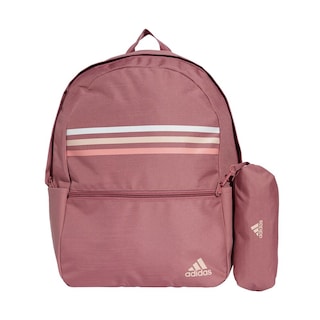 Foto 7 | Mochila Classic 3 Franjas Horizontal Adidas Rojo Unisex