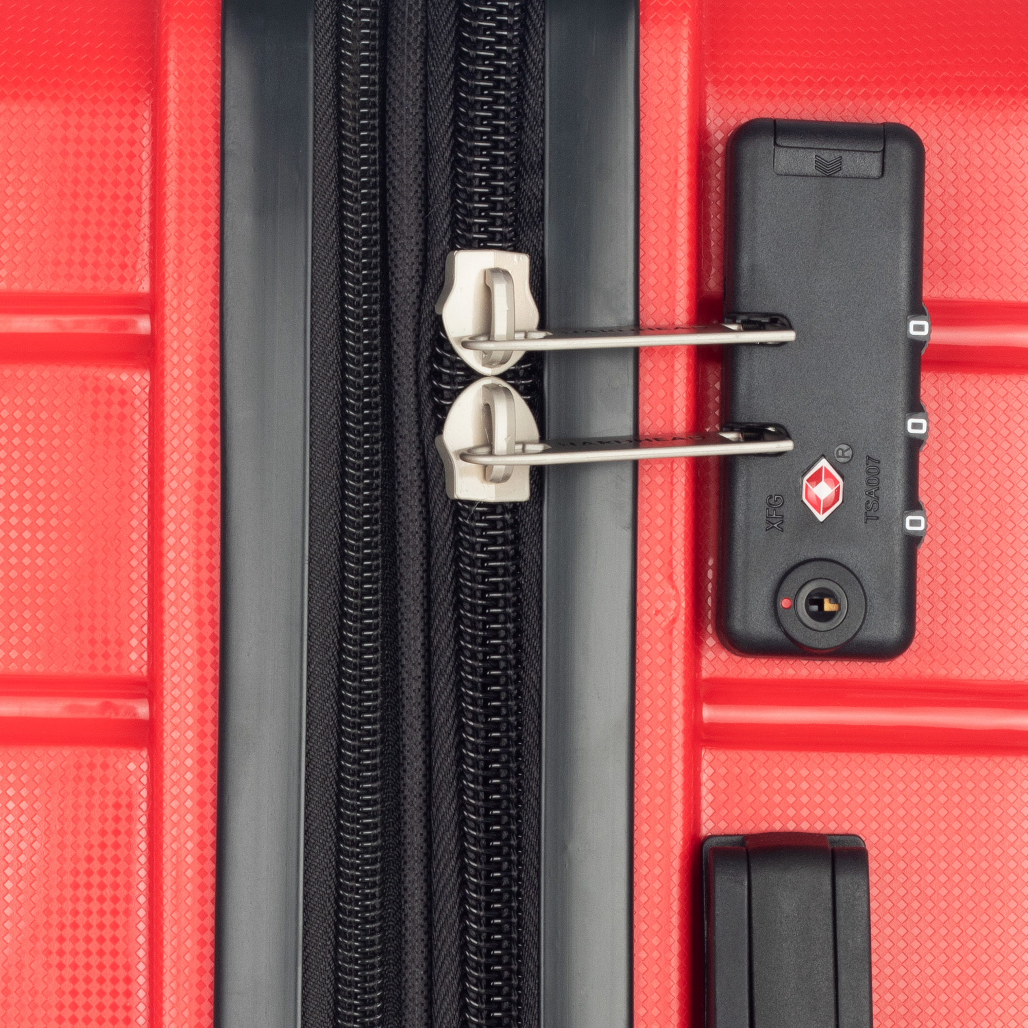 Foto 6 | Maleta De Viaje Rígida Original Nueva Hardhead Ian Rojo Equipaje De 20 Pulgadas Desmontable Con Cierre Expandible Cabin
