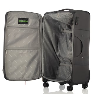 Foto 6 | Maleta De Viaje Suave De Tela Original Nueva Hardhead In Heaven Gris Equipaje De 26 Pulgadas Con 3 Compartimient