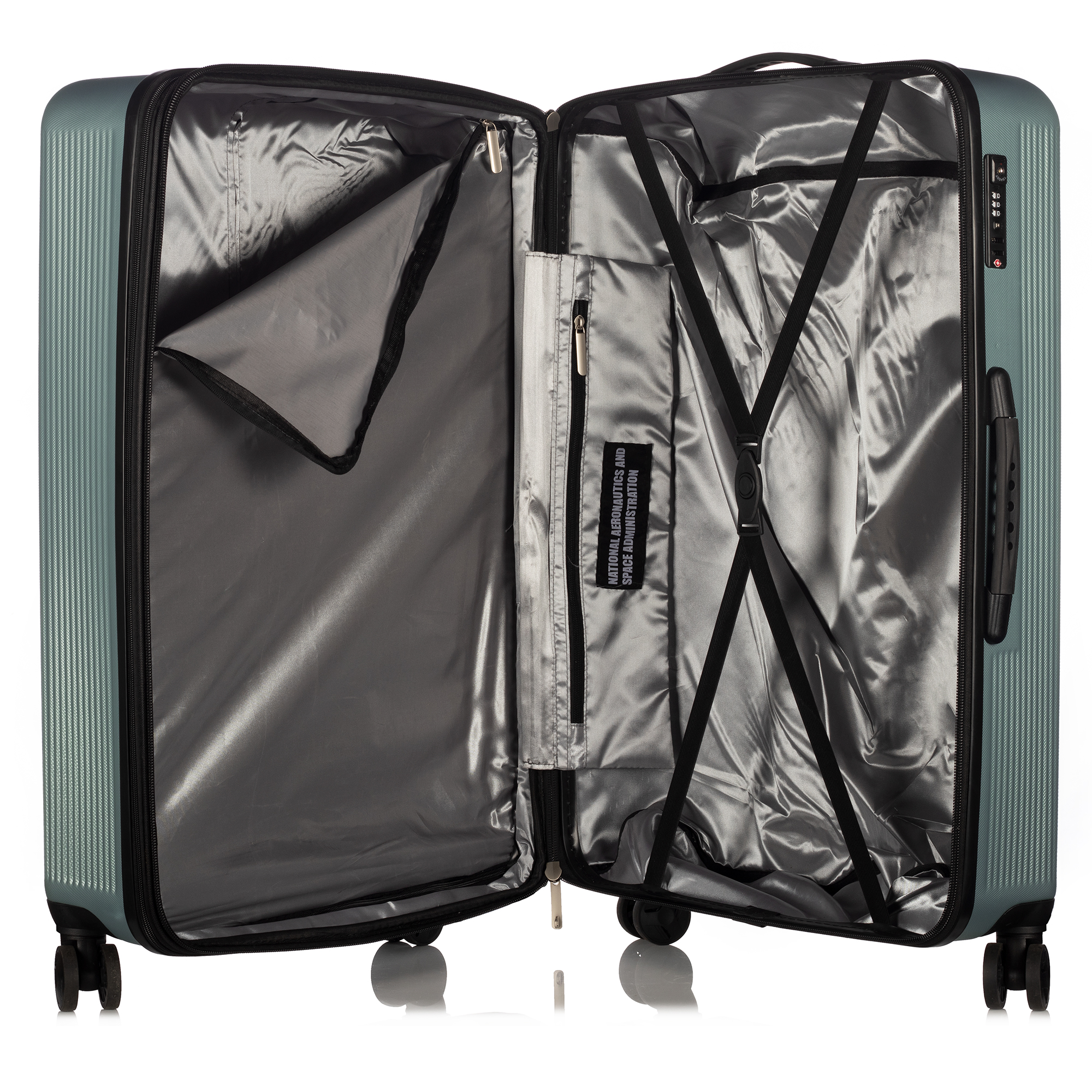Foto 5 | Maleta De Viaje Rígida Original Nueva 29 Pulgadas Nasa Equipaje Con 3 Compartimientos Expandibles