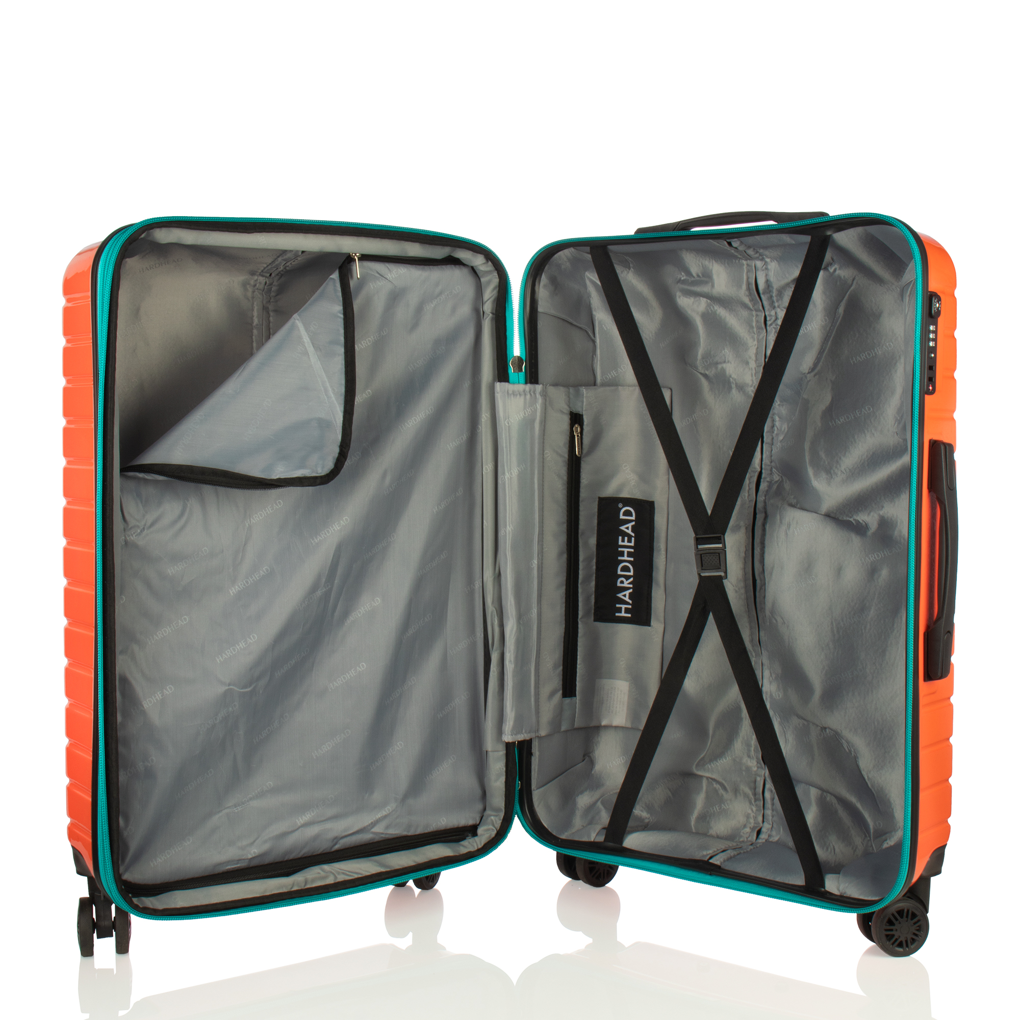 Foto 5 pulgar | Maleta con Ruedas Hardhead Blaze 22 Pulgadas Salmon Naranja