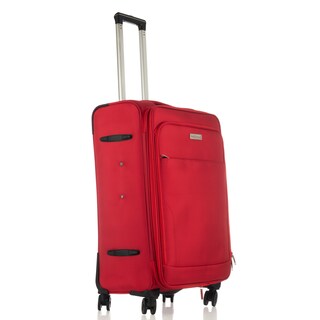 Foto 2 | Maleta De Viaje Suave De Tela Original Nueva Hardhead In Heaven Rojo Equipaje De 26 Pulgadas Con 3 Compartimient
